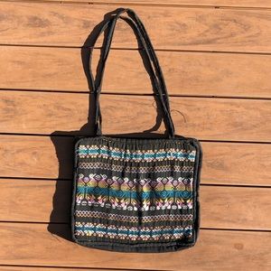 Beautiful Vintage Woven Market Shoulder Bag
